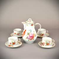 Porcelanowy Zestaw herbaciany Miśnia Meissen 10 elementów