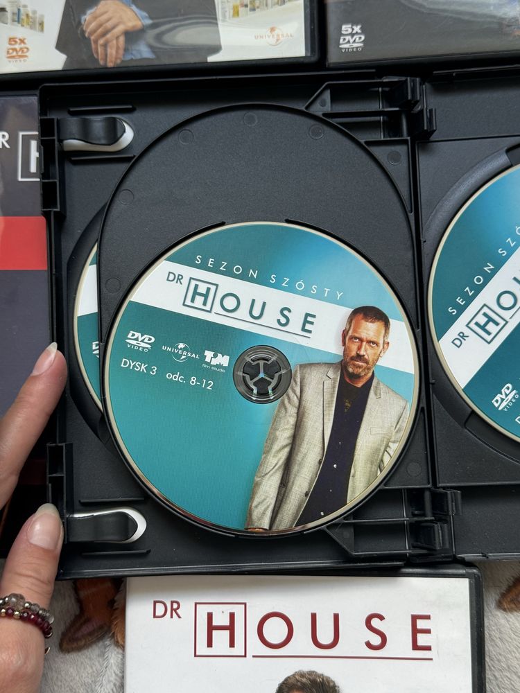 Dr house sezon 1-8 bez 7! Dvd kolekcja