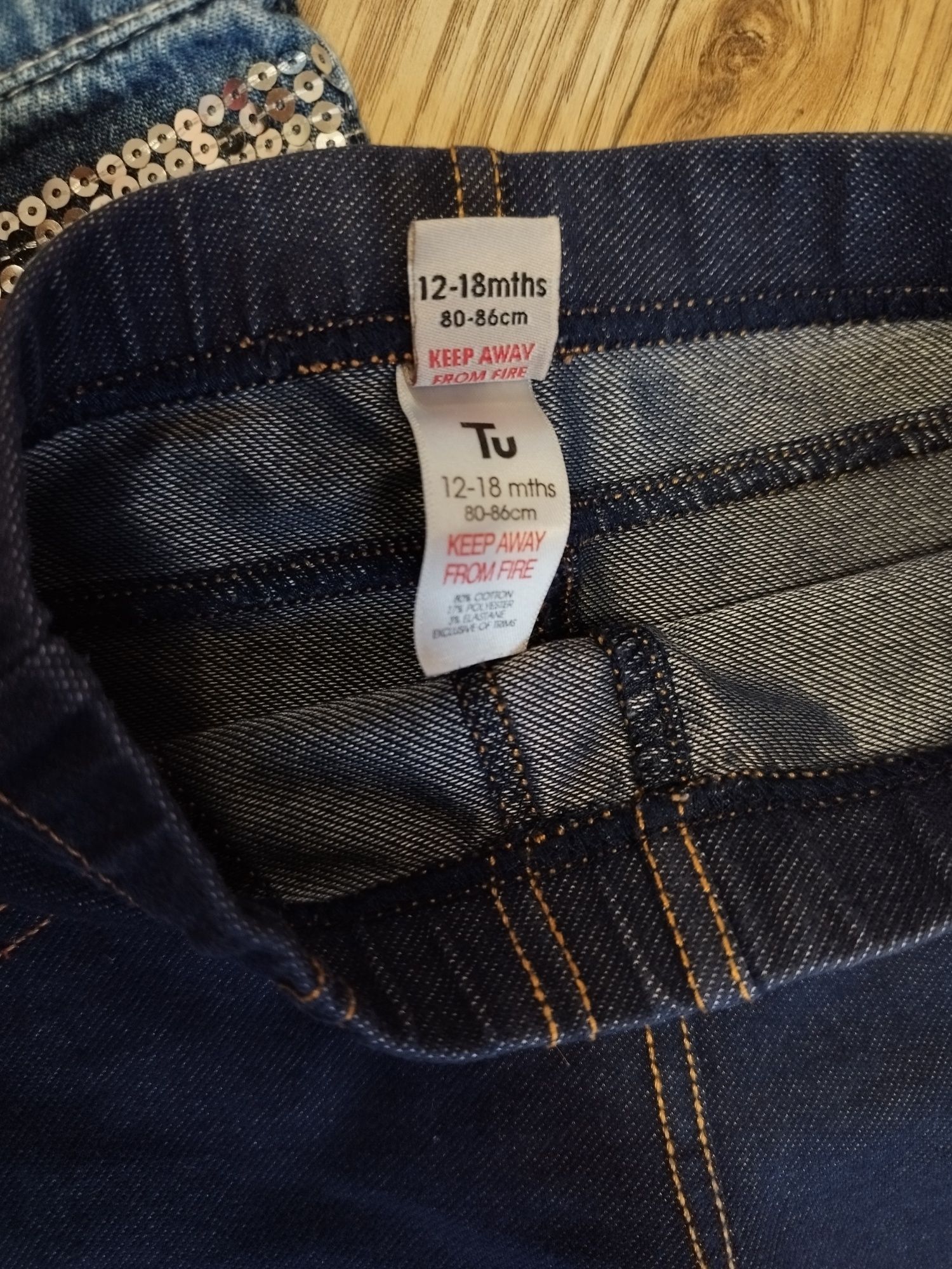 Zestawy spodnie i bluzki 12-18m 80-86cm