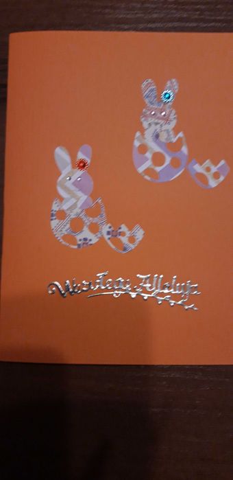 Kartka Wielkanocna ręcznie robiona