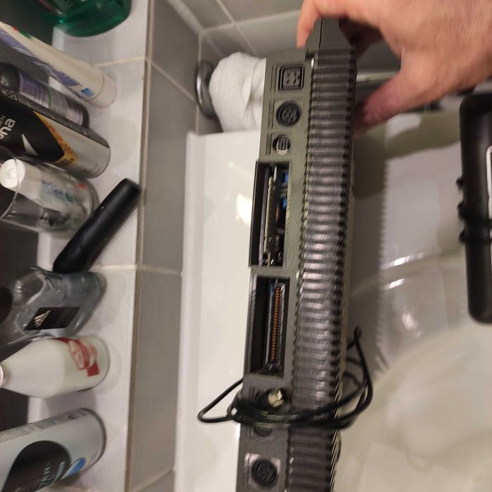 Ретро компьютер с магнитофоном