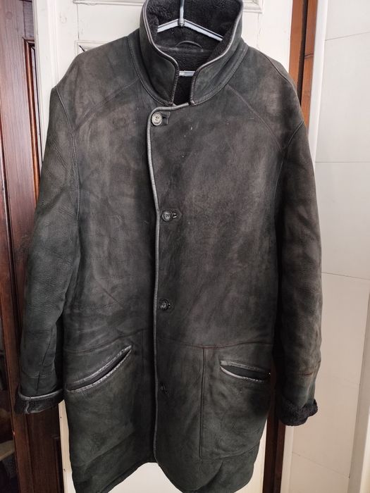 Мужская дублёнка из натуральной овчины р.54