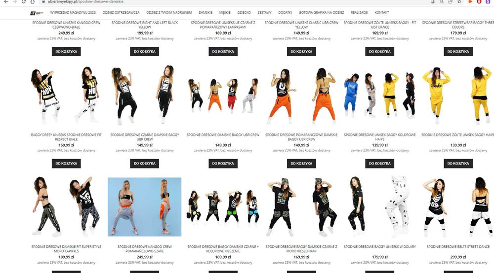 Sprzedaż sklep internetowy UBIERAMYEKIPY.PL biznes firma NA SPRZEDAŻ