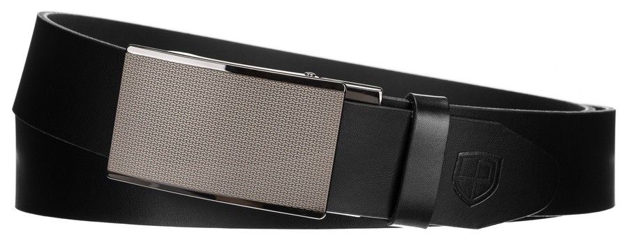 elegancki pasek garniturowy z automatyczną klamrą - peterson 140
