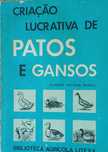 Patos e Gansos Livro antigo