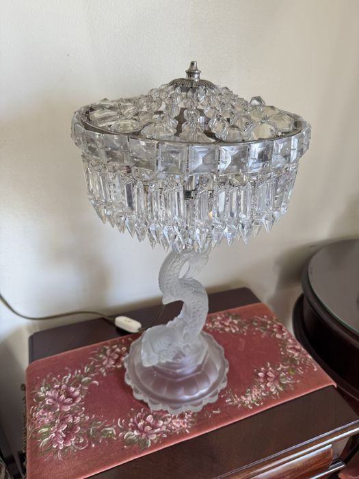 Candeeiros classicos com cristais