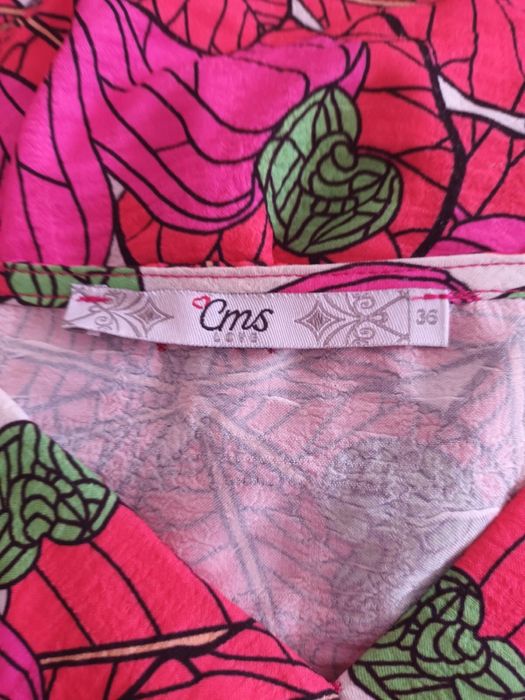 Vestido com Estampa de flor