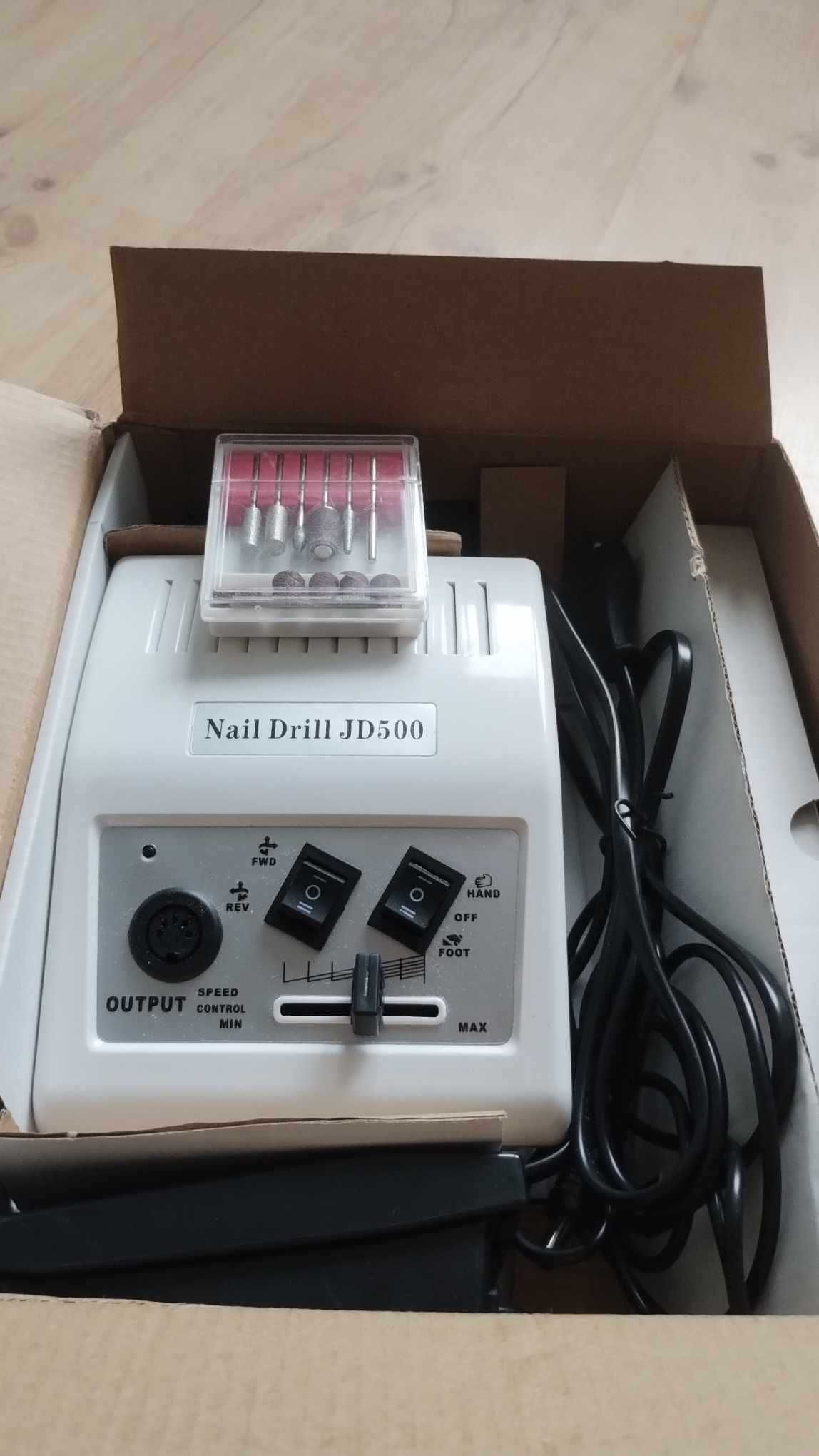 Frezarka ALLE PAZNOKCIE JD 500 40W frezarka do paznokci (biała)