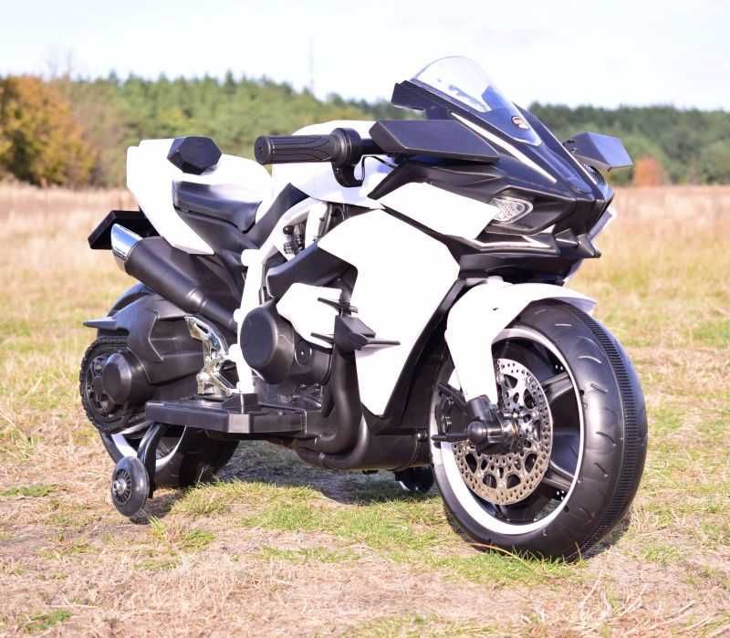 Autko motorek SUPER ŚCIGACZ DWA SILNIKI na akumulator dla dzieci