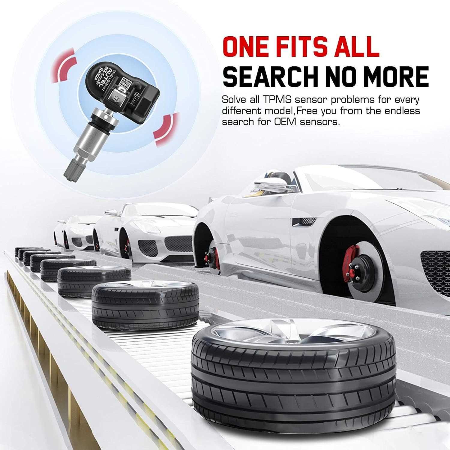 Autel MaxiTPMS TS508WF Máquina Programação TPMS + 4 Válvulas  (NOVO)