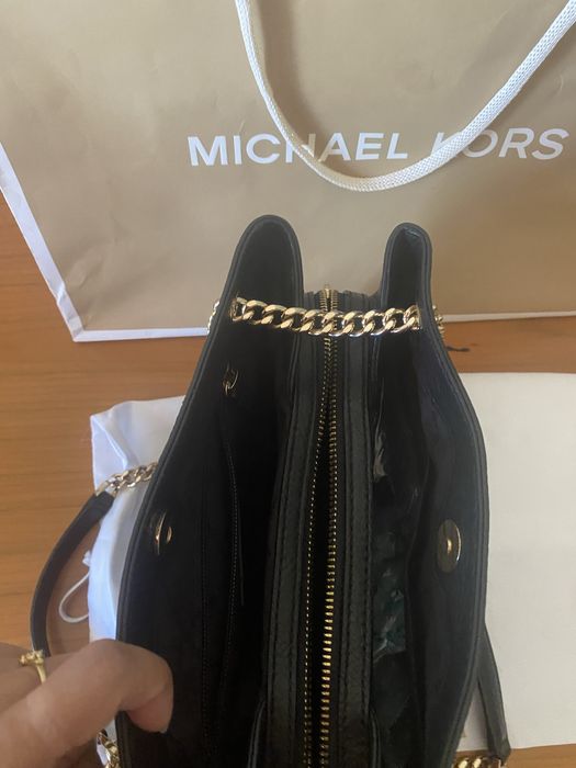 Bolsa Preta em pele Michael Kors (original)