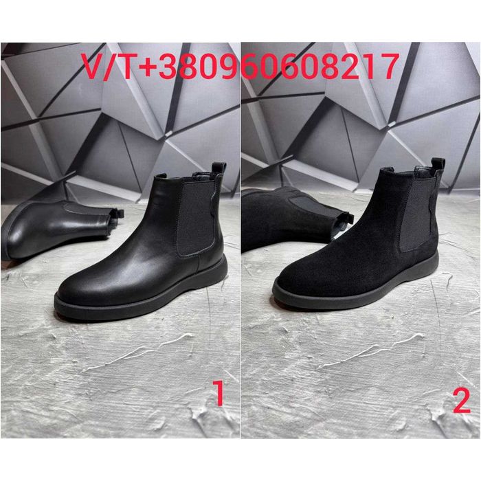 Зимові Чоловічі Челсі Шкіра та Замша (Хутро)40-45 (Без Предоплати)