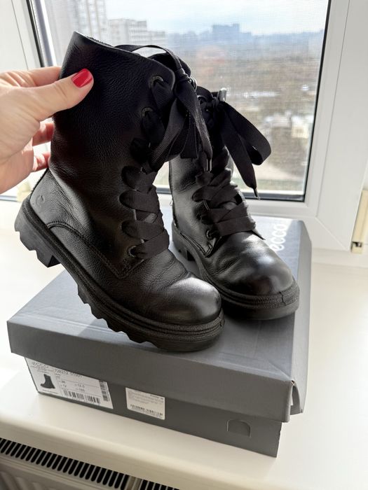 Ботинки чоботи ECCO зимові 30 розмір шкіра