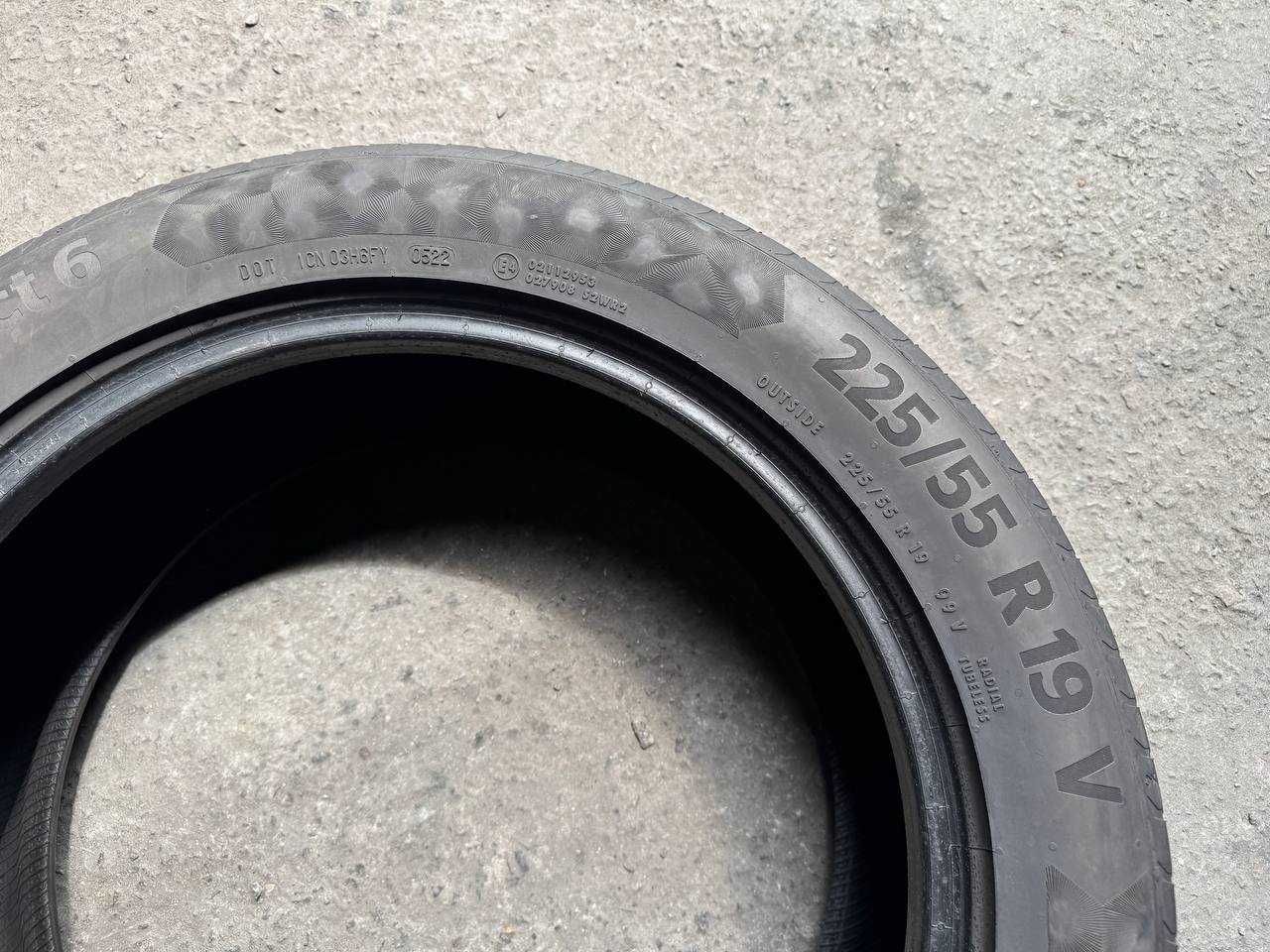 Шини літо 225/55/R19 Continental Premium Contact 6 2022Рік