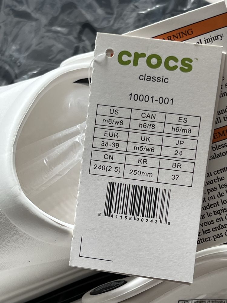 Крокси кроксы crocs розмір 38 24 см нові