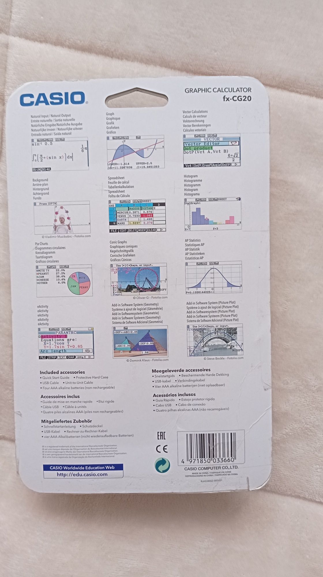 Calculadora grafica nova fx-CG20