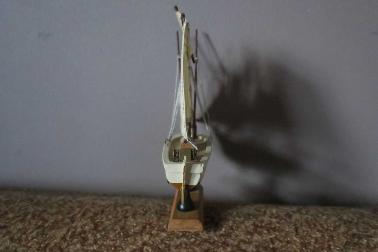 Stary drewniany statek model statku
