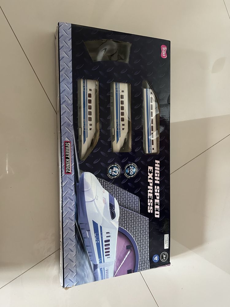 Pociąg kolejka elektryczna high speed express smiki