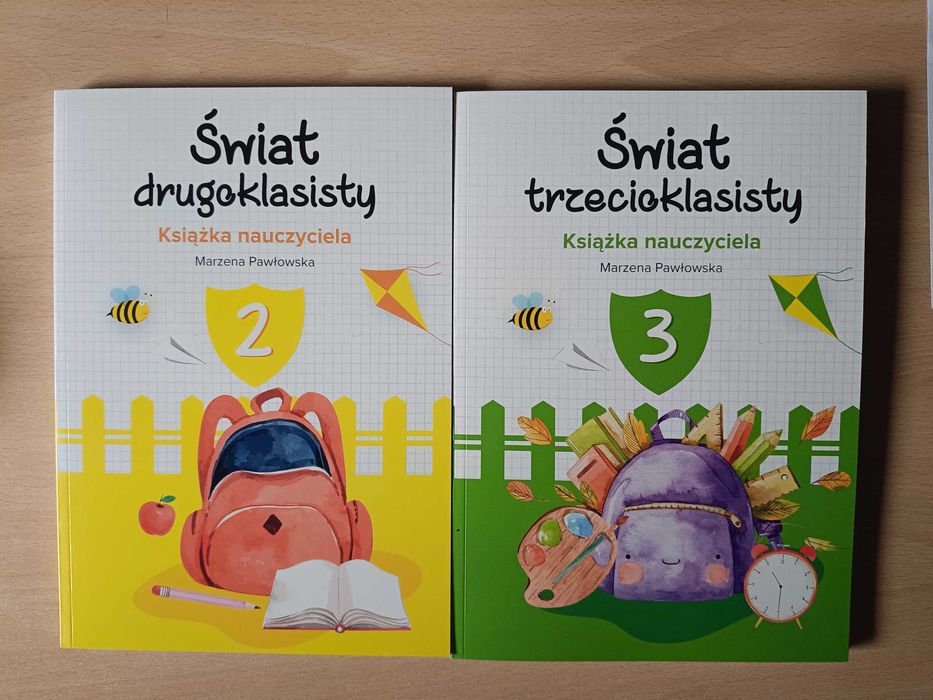 Świat drugoklasisty +  Świat trzecioklasisty, książki nauczyciela.
