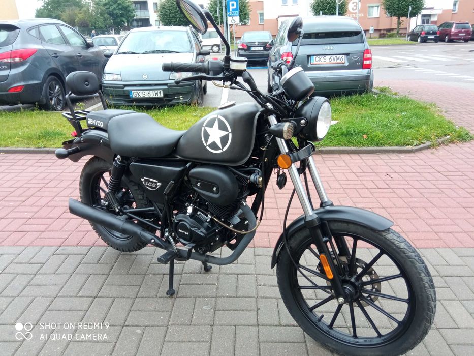 Benyco Cruiser 125 z 2016r, Przebieg 14 552km, Stan Bdb. raty, zamiana