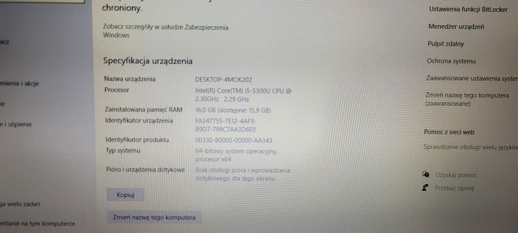 Dell Latitude E7450 Win10 Pro 16gb Ram 480Gb SSD Podśw klawiatura