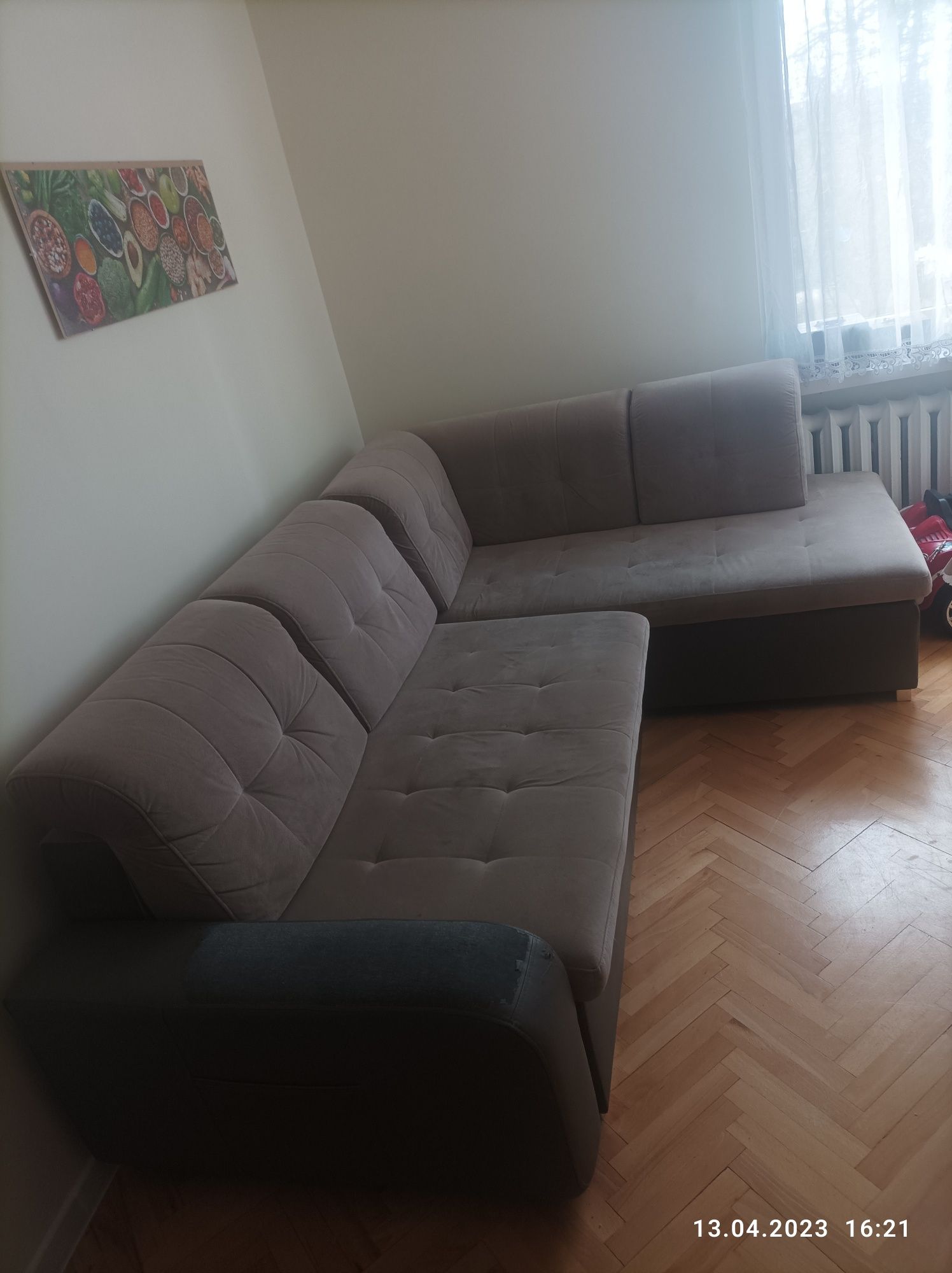 Narożnik tapicerowany materac gąbkowy select