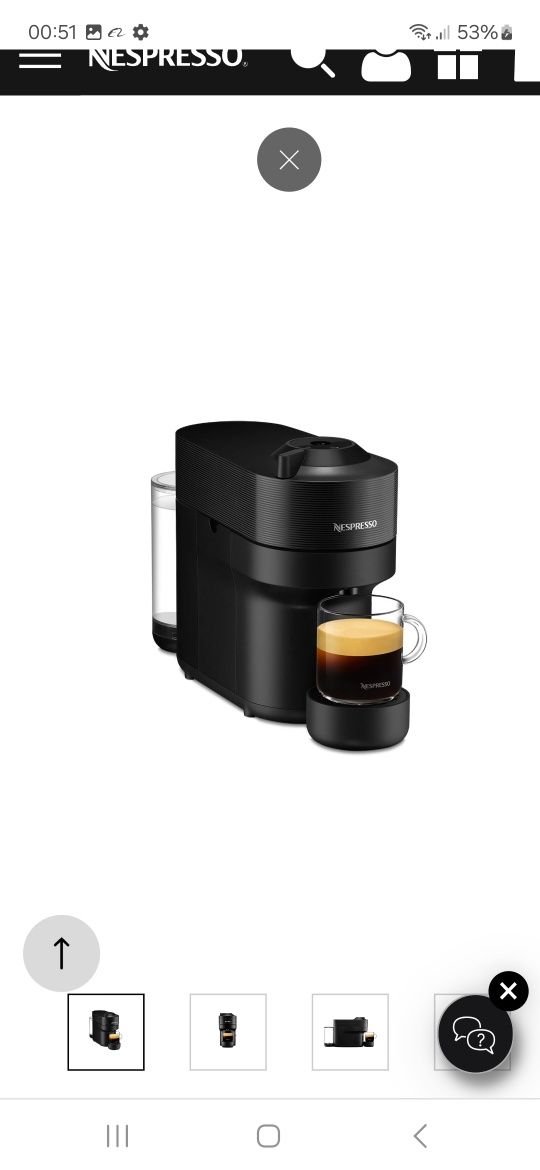 Máquina nespresso vertuo pop