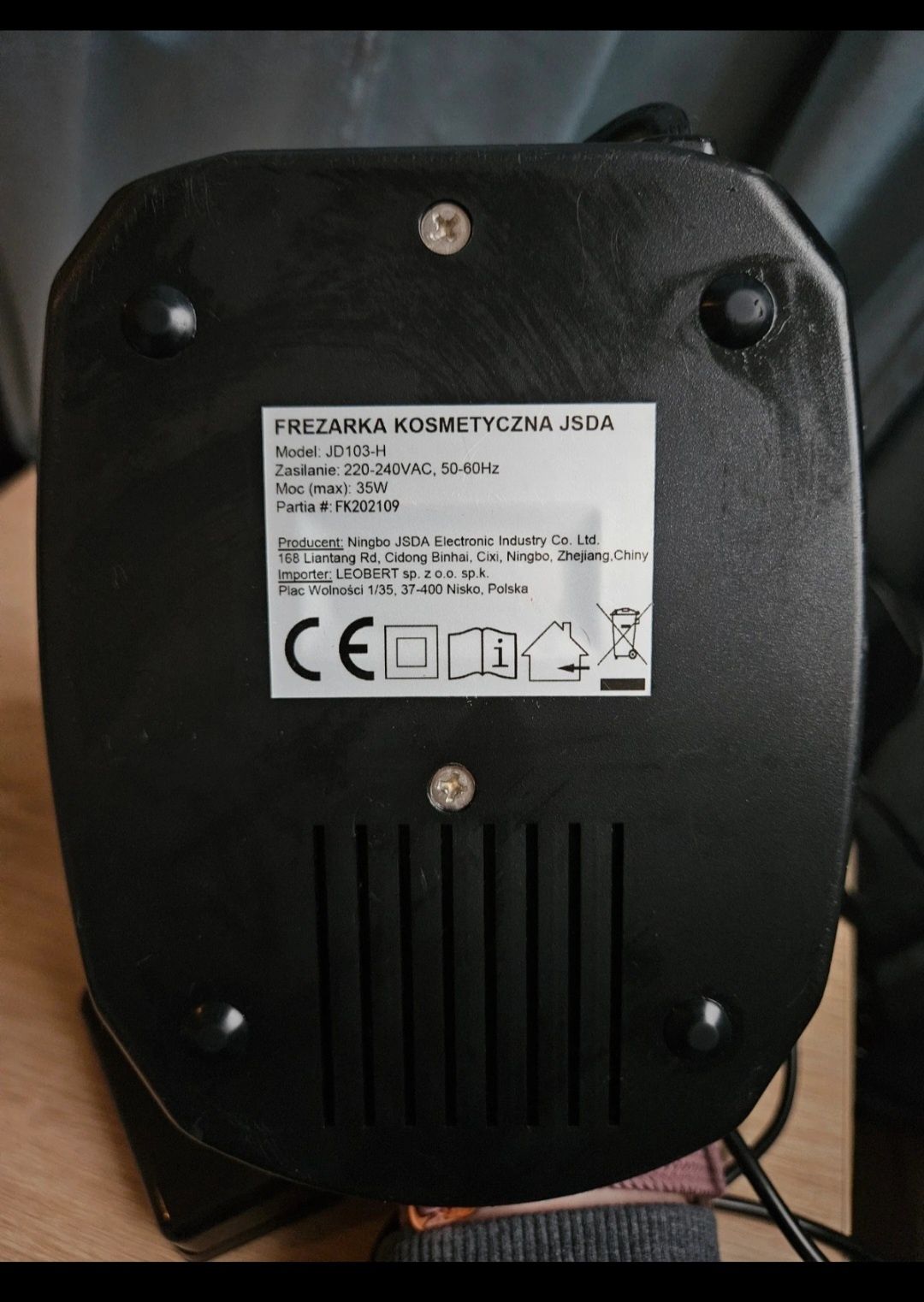Frezarka do paznokci  JSDA for SUNONE 35
