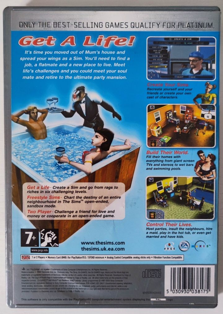 Gra The Sims PlayStation 2 (PS2)