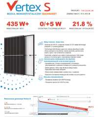 Moduł fotowoltaiczny Panel TRINA Solar Vertex 430W cz. rama PROMOCJA!!