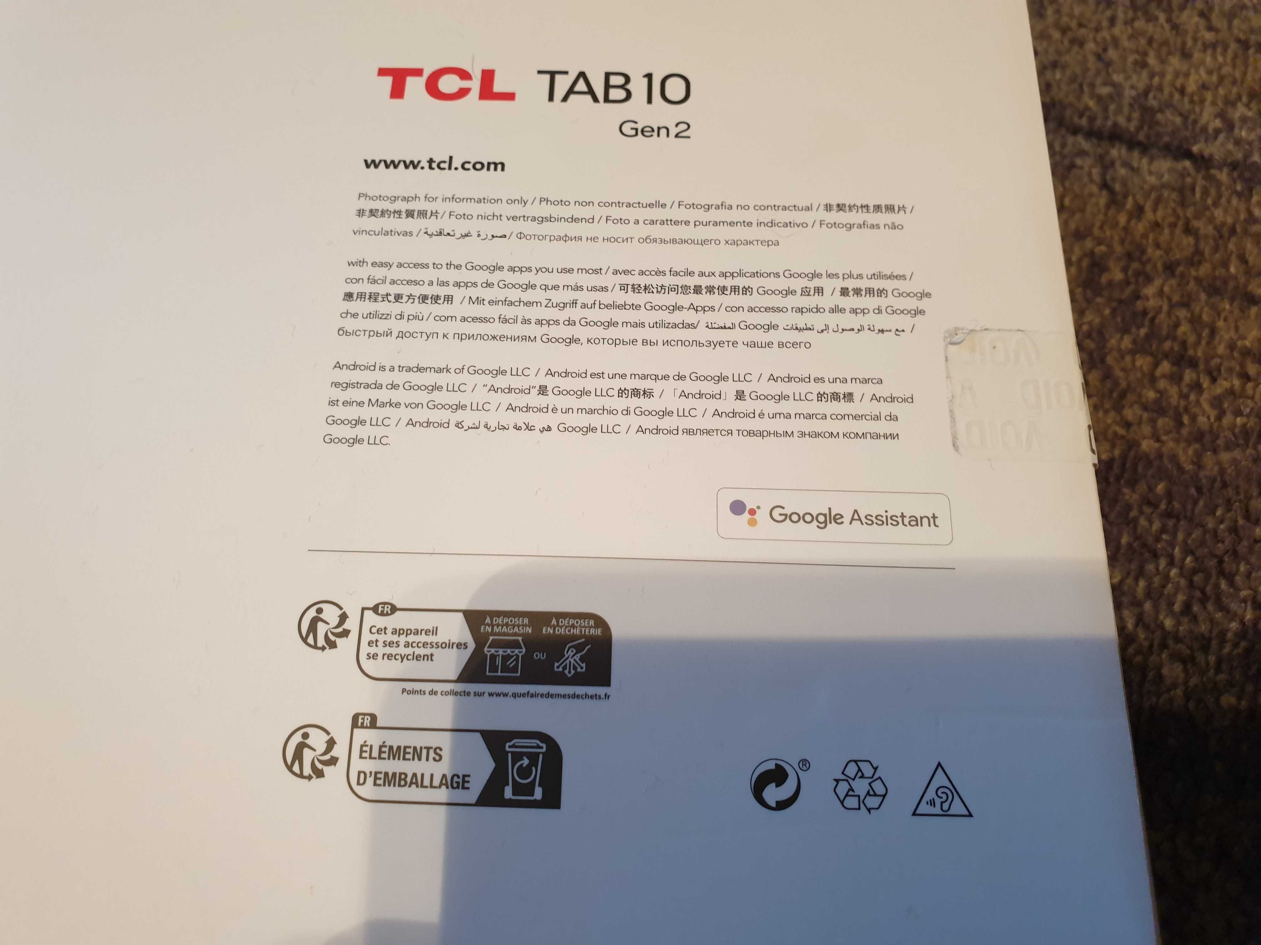Tablet TCL TAB 10, Gen 2.