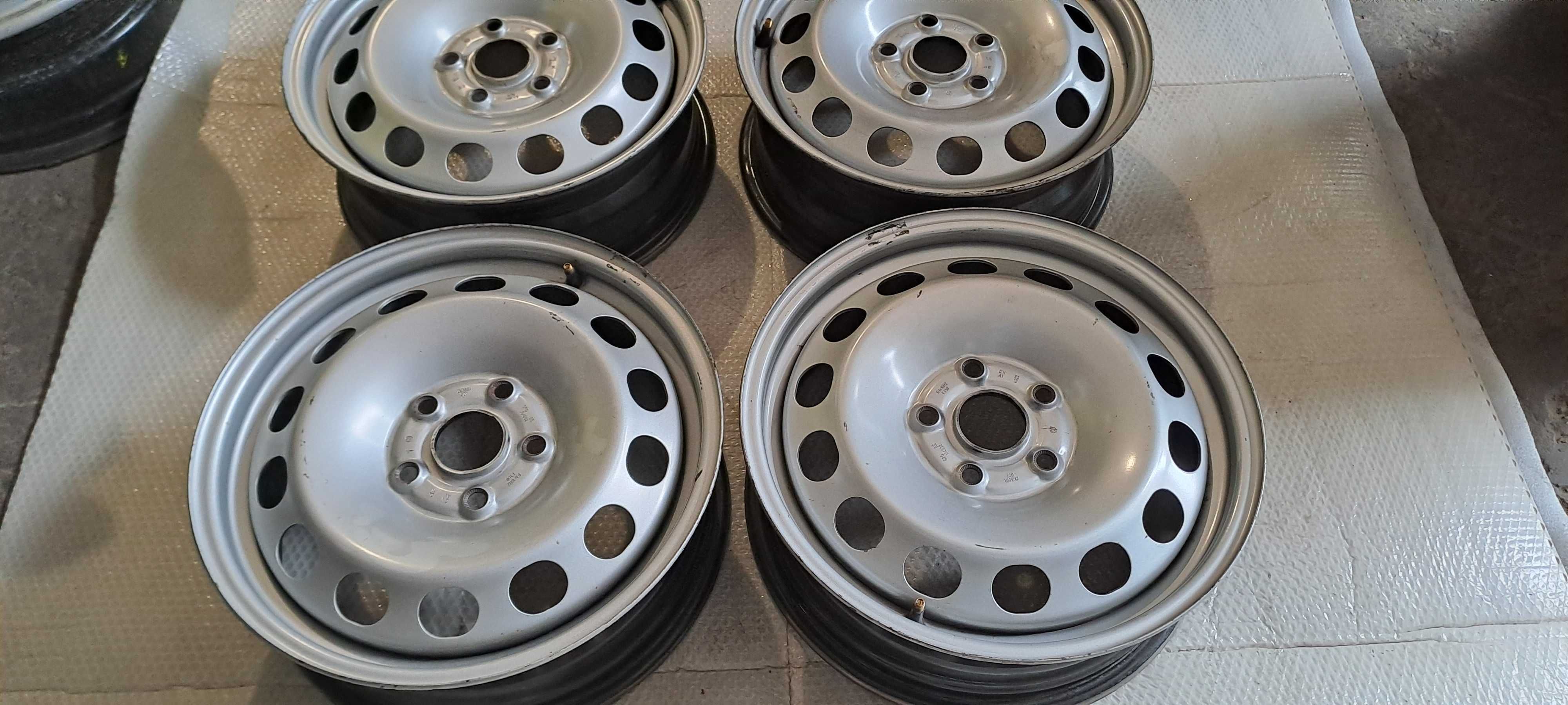 VW 2K3 CADDY ORG. Felgi stalowe 6J / 16" / 5x112 ET50 Komplet 4 szt