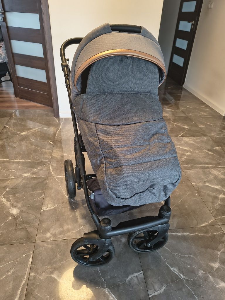 Wózek dziecięcy 2w1 Adamex Rimini+adaptery