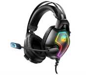 słuchawki nauszne ozeino zw2 gamingowe pc dla graczy rgb usb jack