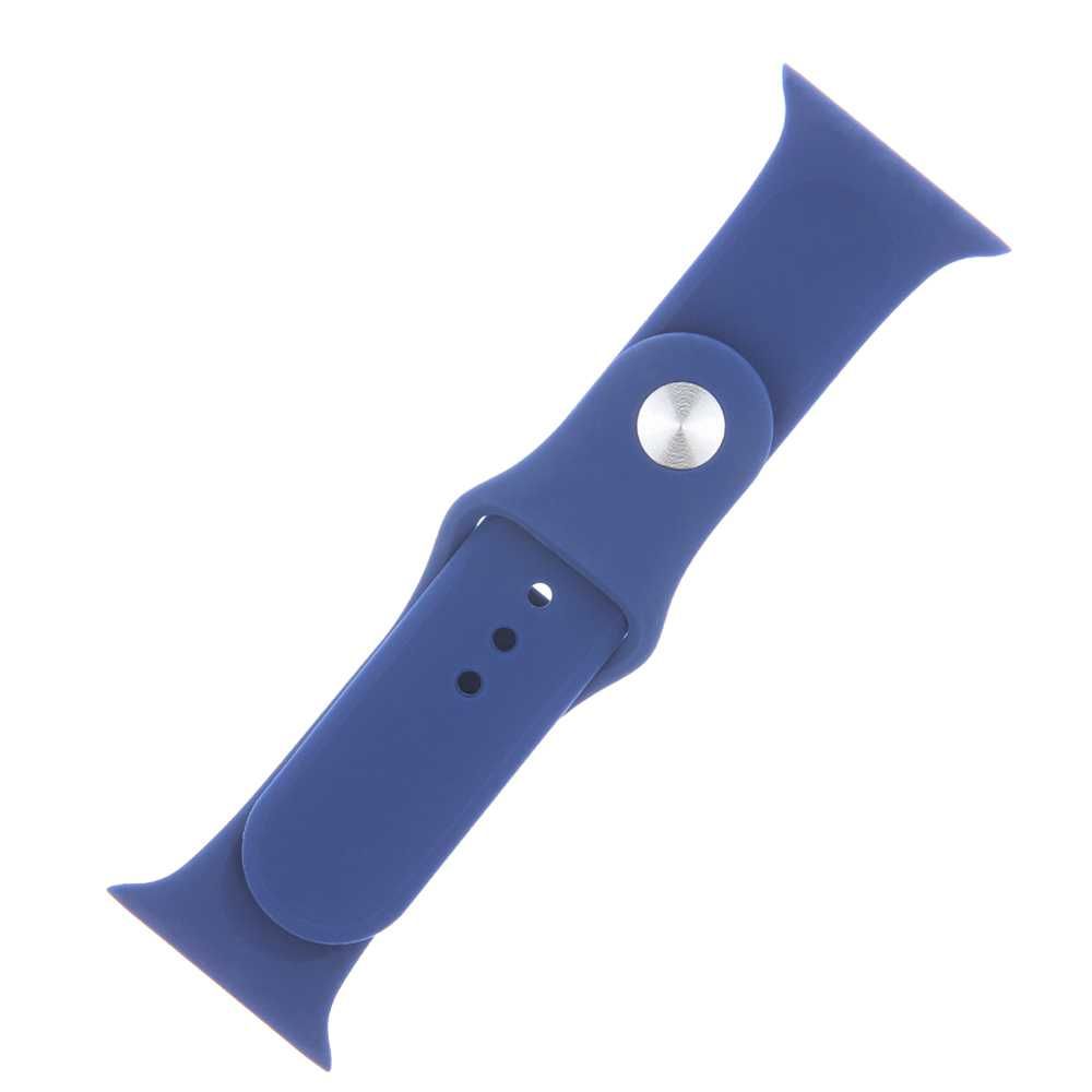 Pasek silikonowy S / M do Apple Watch 42 / 44 / 45mm granatowy