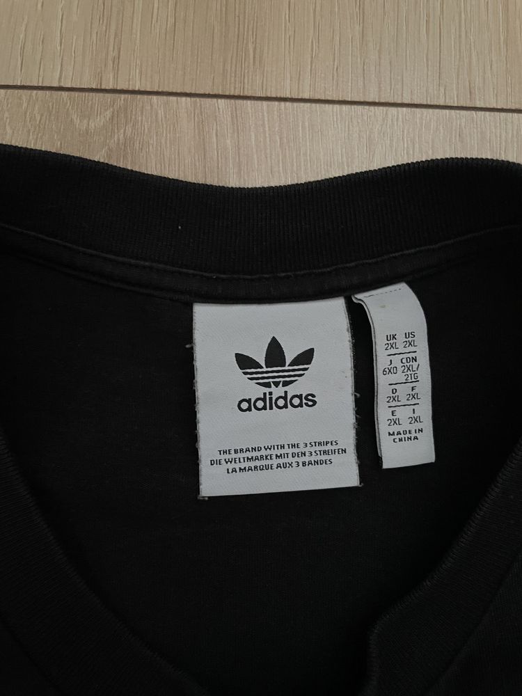 Koszulka czarna Adidas XXL