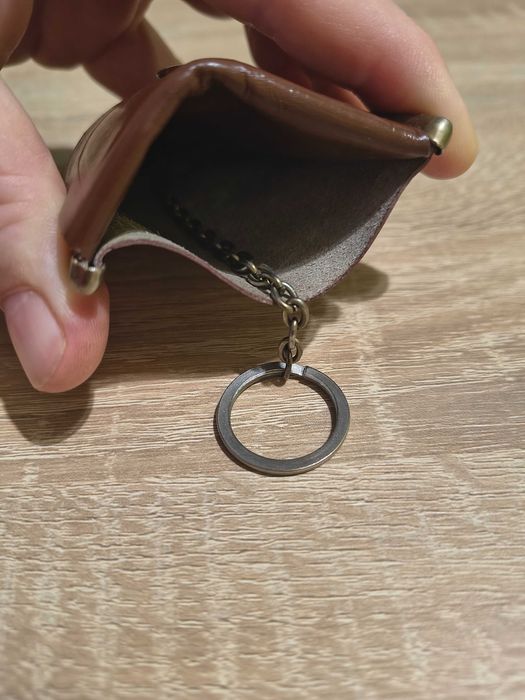 Portfelik na drobne i klucze PRL