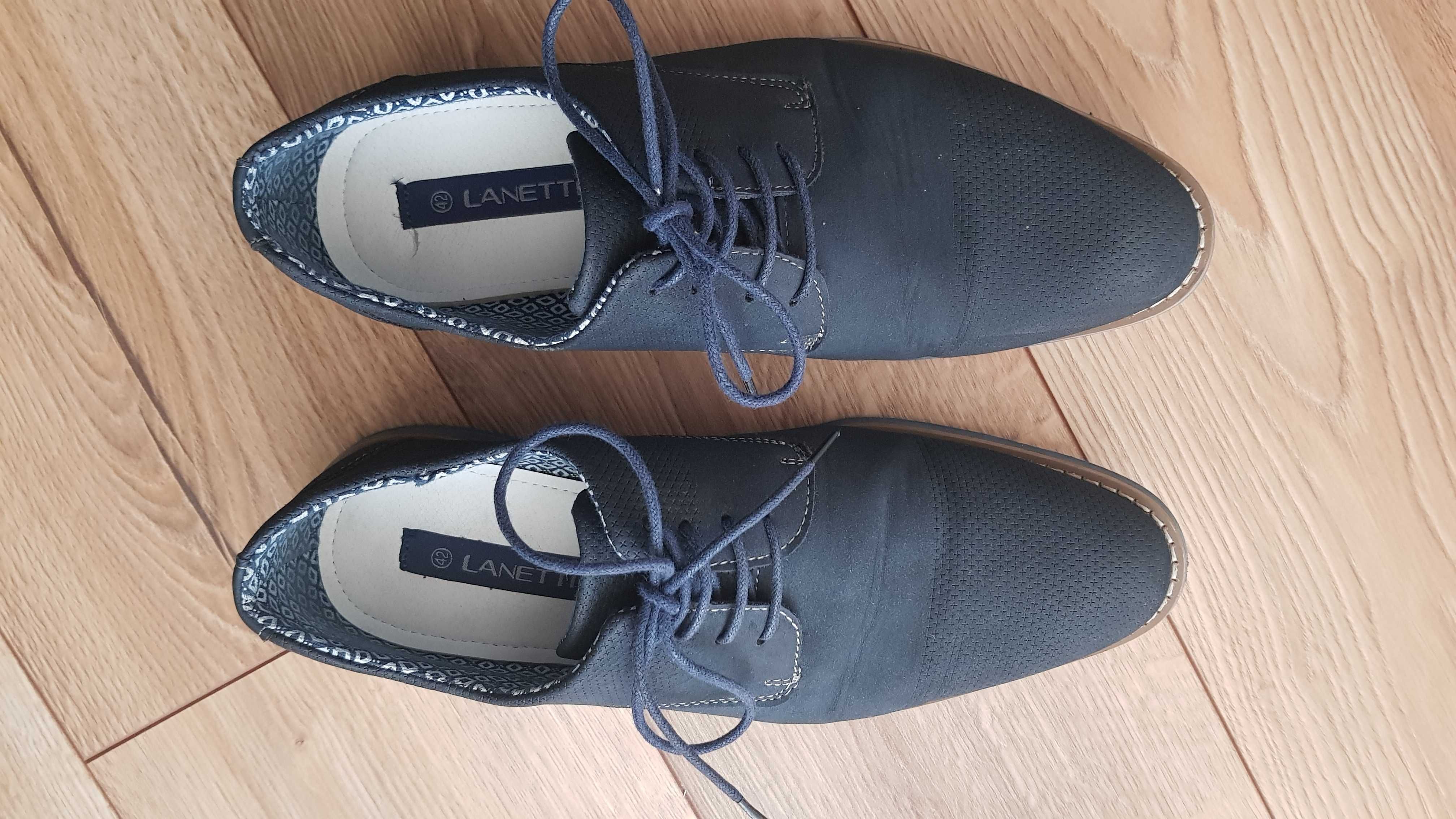 Buty wizytowe Lanetti rozmiar 42