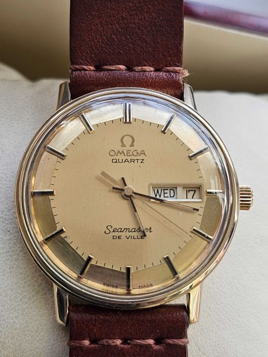 Złota Omega Seamaster Pie Pan lite złoto 14K możliwy dowóz