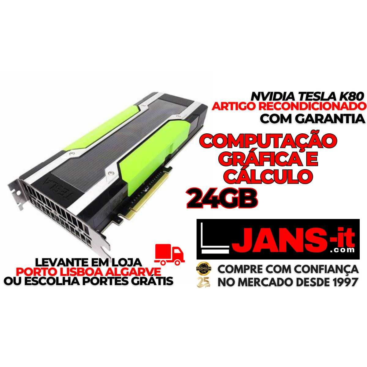 nVidia Tesla K80 Placa Gráfica - 24GB - Com Garantia