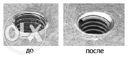 ремонт восстановление сорванной поврежденной резьбы
