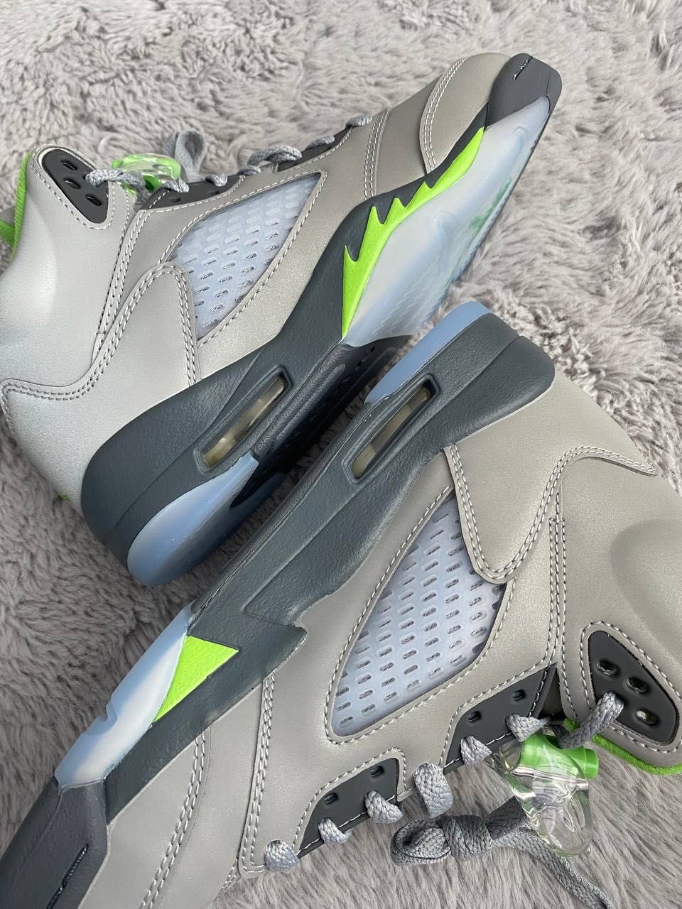 Jordan 5 green bean