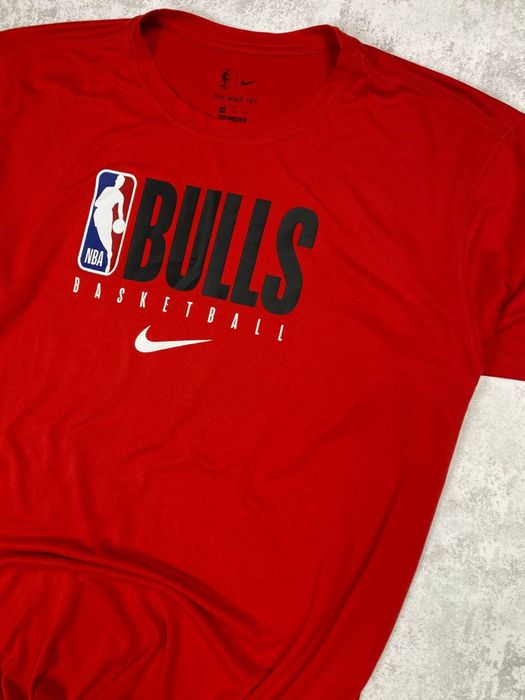 Червона чоловіча футболка Nike NBA Bulls Dri-FIT для баскетболу