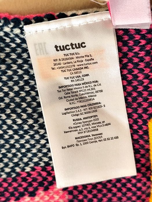 Cachecol e Gorro marca Tuc Tuc (Novo - 12 Meses)