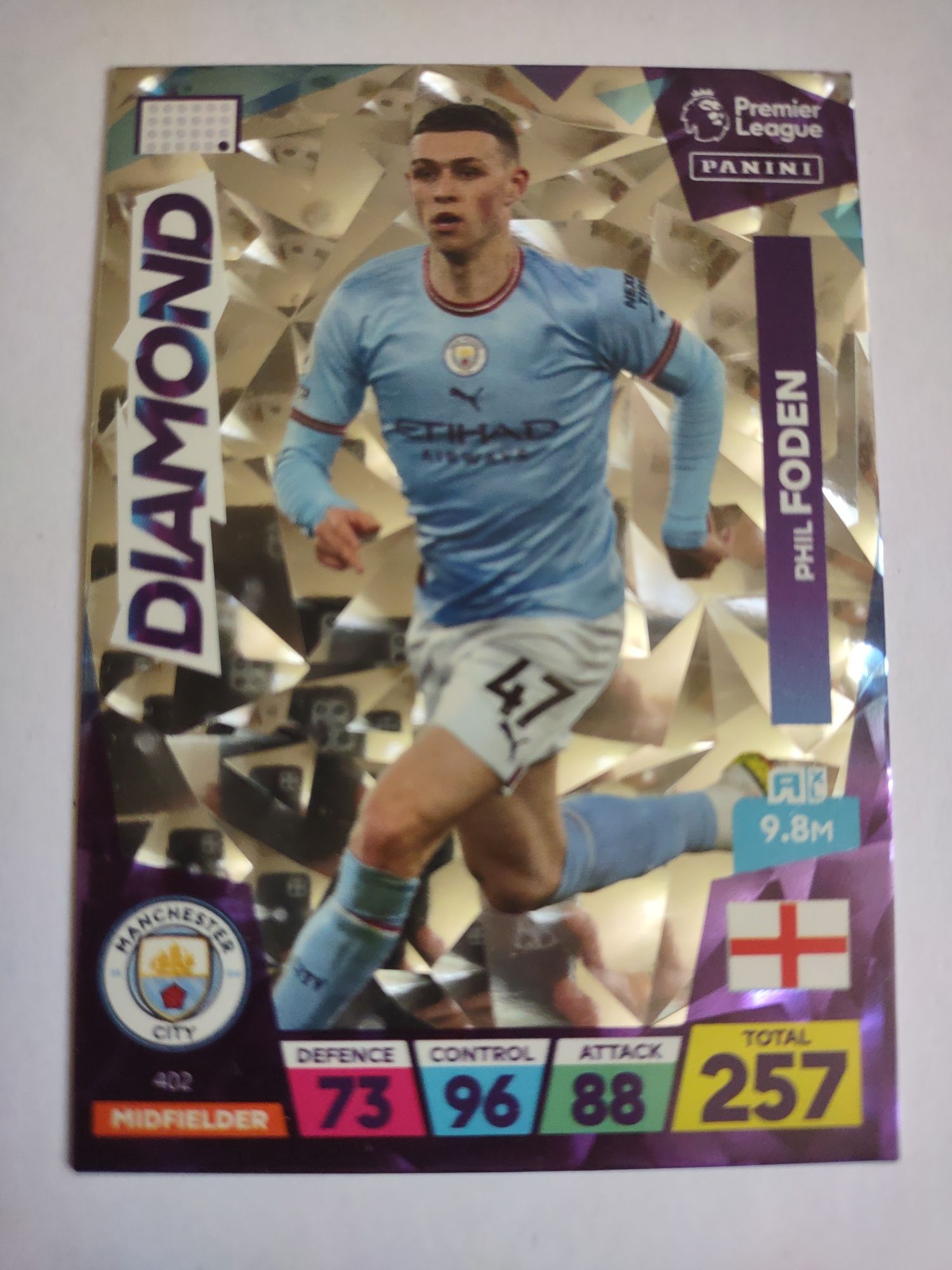 Karta Phil Foden Diamond Premier League 2022