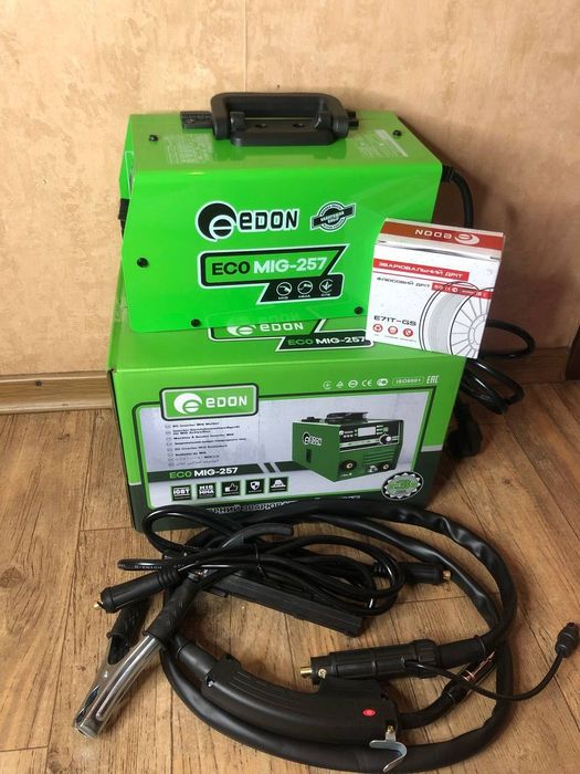 СУПЕРЦІНА! Зварювальний напівавтомат EDON ECO MIG-257!MIG 308, 280