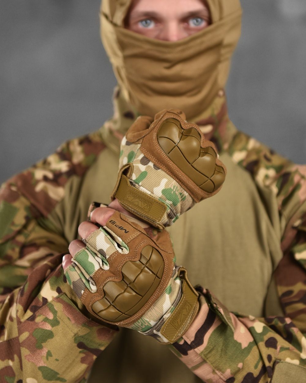 Тактичні рукавички mechanix m-pact 3. Мультикам / Тактические перчатки