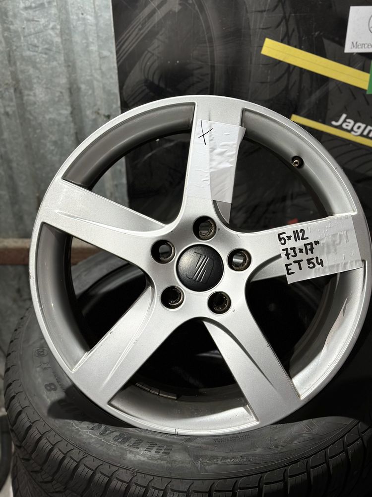 Alufelgi Seat VW Skoda 5x112 7,5J „17” Cali ET 54 Montaż!