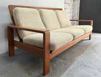 Duńska sofa tekowa z drewna tekowego Dania lata 60/70 vintage design