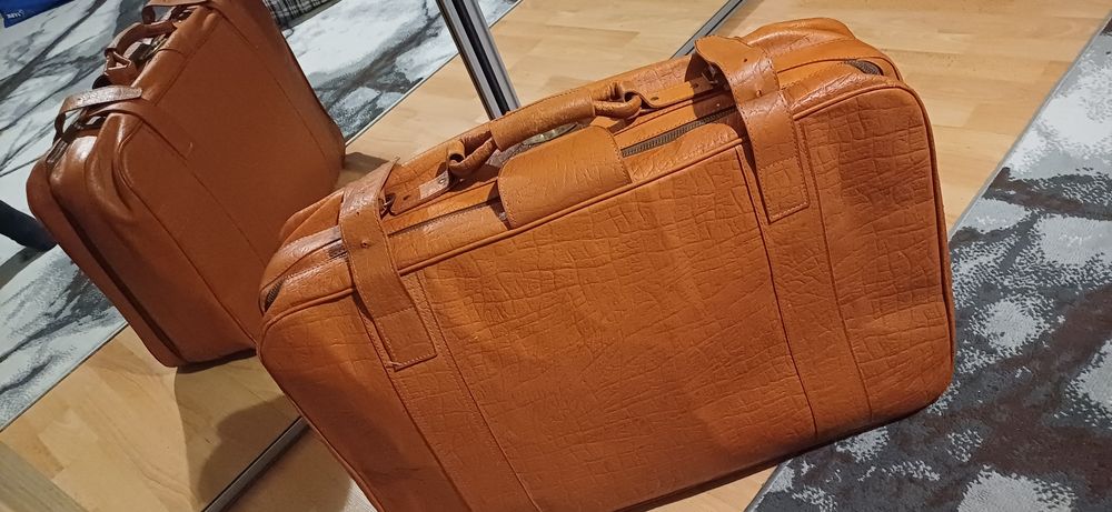 skórzana walizka Vintage